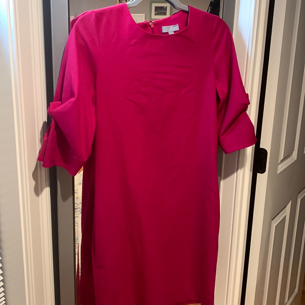 Cos Size 2 Pink Dress, Detailed Sleeve